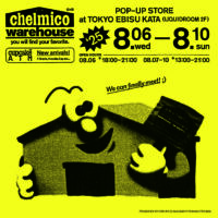 chelmico warehouse pop-up store at KATA